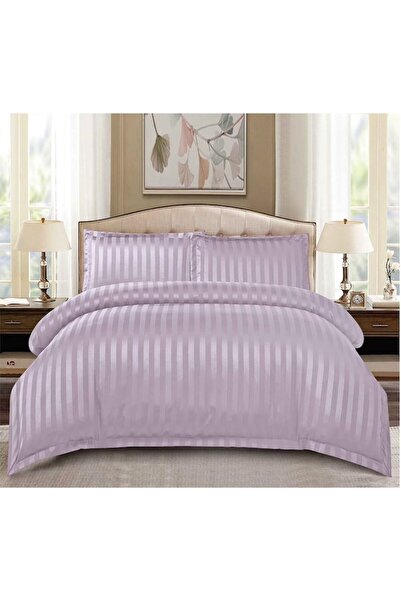 MHR Damask bedding set, 2-person, 4-piece, solid color (fitted sheet 180x200 cm)