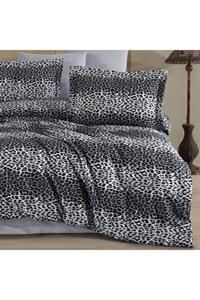 Lief Home Single Leopard Pattern Duvet Cover Set 160X220 |   2 Pillowcases |   Fitted Sheet 100X200+30