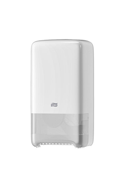 TORK Dispenser pentru hartie igienica rola medie Twin alb
