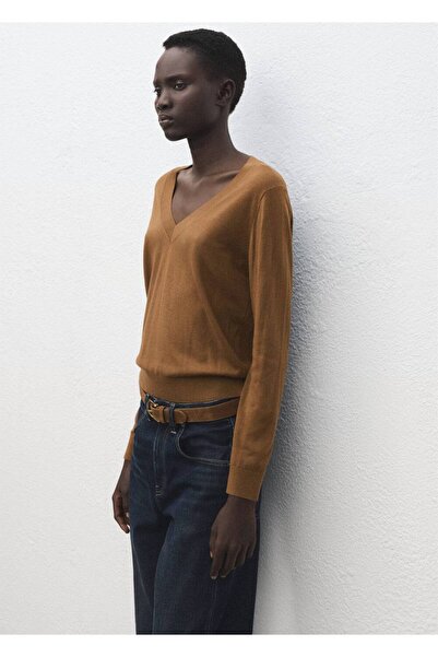 MANGO Woman V yaka triko kazak