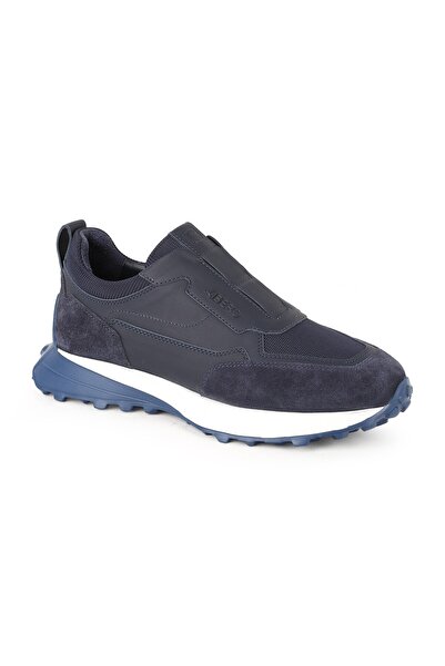 Libero L5686 Street Casual Leather Men's Shoes Dark Blue
