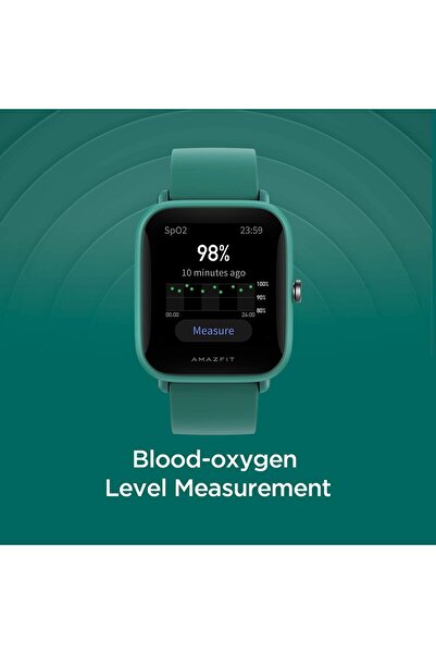 Amazfit Bip U Pro Smartwatch 1.43" HD Display GPS Alexa 60+ Sports Modes 5 ATM Green