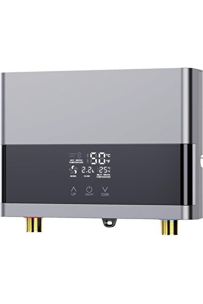 LIROPAU Electronic Instantaneous Water Heater 220 V 6000 W Tankless Mini Water Heater with LED Temperature