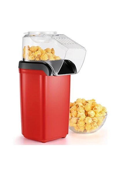 stuffix Hot Air Popcorn Maker, Ready in max. 3 min, 1200W, Red