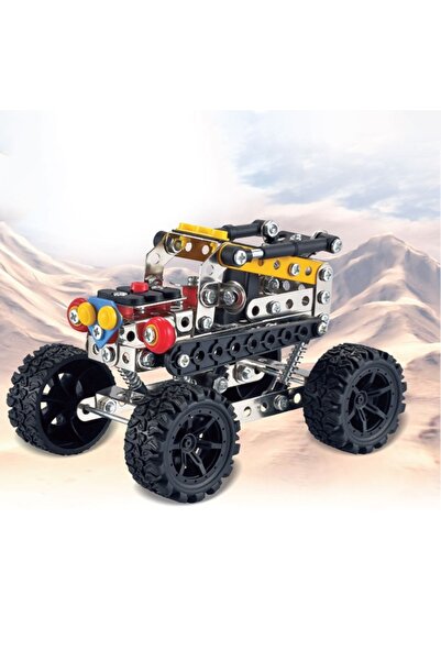 OEM Metal Construction Truck with 6 Wheels - 305 Pieces