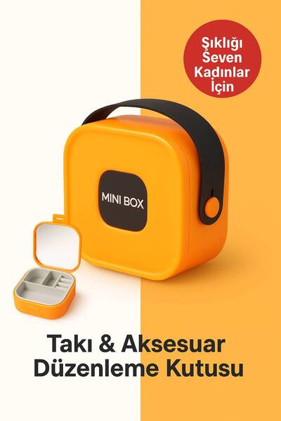 Open Home Concept Mini kutija za nakit, organizator putovanja sa ogledalom i ...
