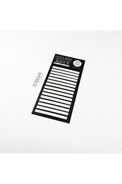 sibga tasarım White Thin Strip Postit 300 Sheets Transparent Color Post-It Post It. Bookmark Bookmark Sticker