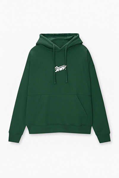 CLASSY.MODA هودي كاجوال يومي للجنسين بثلاثة خيوط O قصة فضفاضة SWND Letter B م...