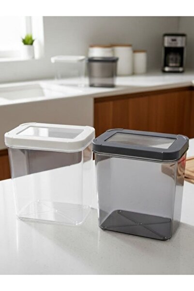 Yerli Jar Set of 2 Gray-White (1.8Lt)