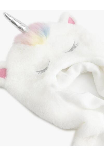 Koton Kız Çocuk Unicorn Detaylı Kulaklı Peluş Şapka (AW 25)