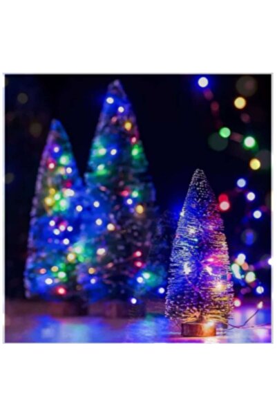 OEM Solar String Lights, 100 LED, 8 Effects, 10 m, Copper Wire, Multicolor