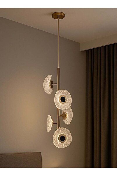 Generic Modern crystal chandelier with artistic design – 30W – Off-white 3000K – Diameter 45 cm