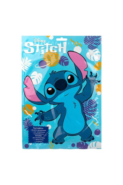 OEM Coloring set with stickers & markers 'Stitch' - 20 sheets