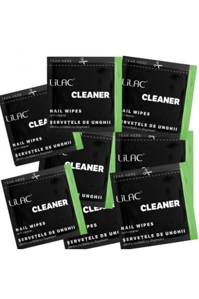 LILAC Nail wipes with degreaser, Lilac, 120 pieces