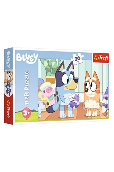 Trefl Bluey Puzzle by - 30 pieces, vivid colors, skill development