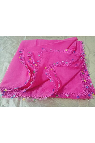 hoaryage Handmade Needlework Writing, Scarf, Yemeni, Mevlit Shawl, Headscarf with 4 Edges Embroidered