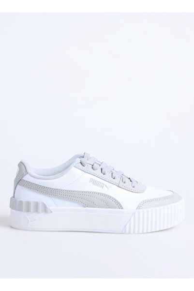 Puma 37303119 Carina Lift White-Har Beyaz - Gri Kadın Lifestyle Ayakkabı