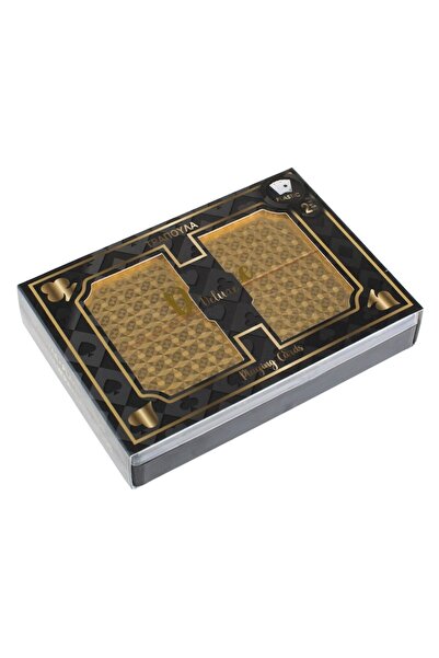OEM Gold Deluxe Playing Cards Set - 2 pcs
