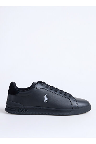 Polo Ralph Lauren Siyah Erkek Günlük Ayakkabı HRT CRT II-SNEAKERS-LOW TOP LACE