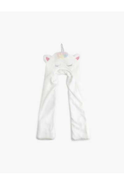 Koton Kız Çocuk Unicorn Detaylı Kulaklı Peluş Şapka (AW 25)