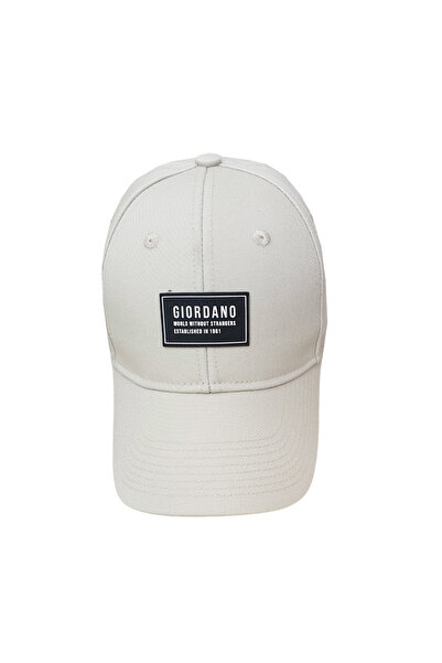 Giordano Cotton Twill Cap with Rubber Badge