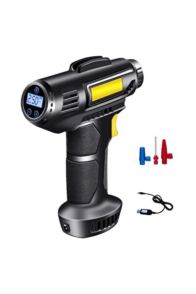 stuffix Pompă de aer auto Stuffix® , USB, LED, Negru