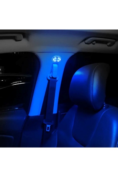 TrendyLux Touch Auto LED Light – Ambient Car Lighting, USB, 3 Colors, Touch Control