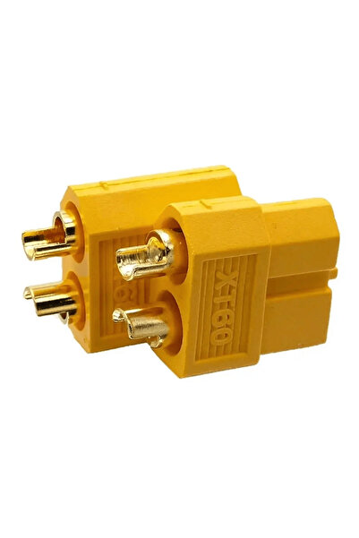 AMASS XT60 Connector Set, male plug + female port, Flame Retardant Nylon, Gold Plated