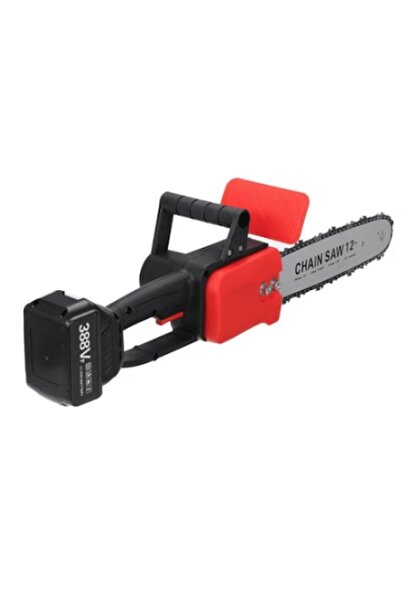 stuffix Electric chainsaw, 1200 W, 12-inch bar, with 2 x 48V batteries, 4200 rpm