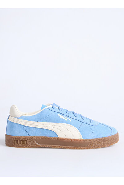 Puma 40151407 Club wSuede Leather F Mavi - Bej Kadın Lifestyle Ayakkabı