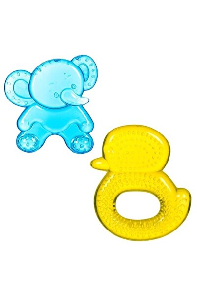 OEM Jucărie de dentiție cu apă - Rățușcă și Ursuleț (2 buc)