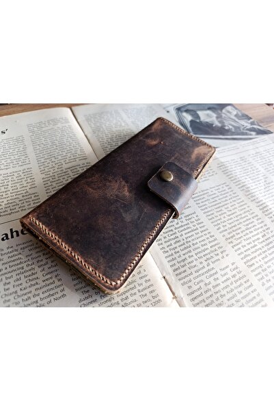 Mahfuz Cutting to Stitching Fully Handcrafted Real Leather Wallet 12 Cards 2 Compartments Space (19.4Cm*8.5Cm) Nul5