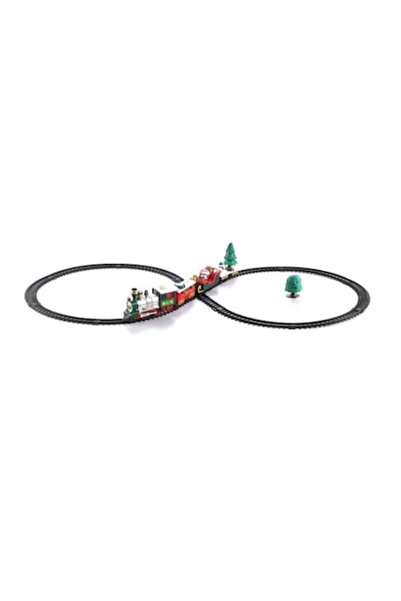 Topi Christmas Train Toy Set with Lights and Music, Battery-Powered, 3+