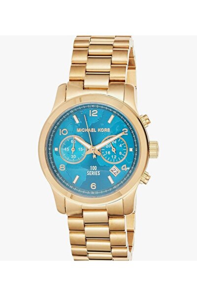 Michael Kors Michael ساعة كورس كوارتز أنالوج بمينا خضراء للنساء - MK5815