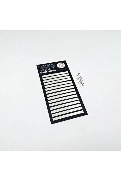 sibga tasarım White Thin Strip Postit 300 Sheets Transparent Color Post-It Post It. Bookmark Bookmark Sticker
