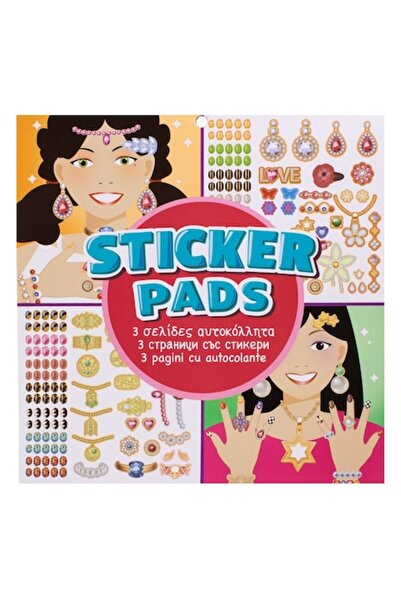 OEM Sticker pad with jewelry & nail stickers