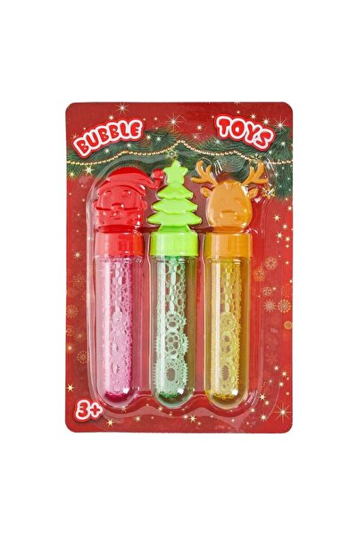 OEM Mini Bubble Bottles with Christmas Designs 300ml - 3 pcs