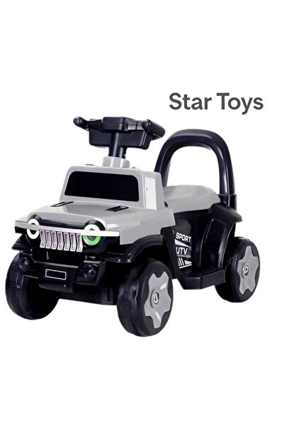 STAR TOYS Kids' Jeep Push Car - Gray UTV Design