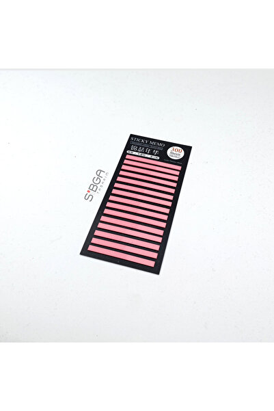 sibga tasarım Pink Thin Strip Postit 300 Sheets Transparent Color Post-It Post It. Bookmark Bookmark Sticker