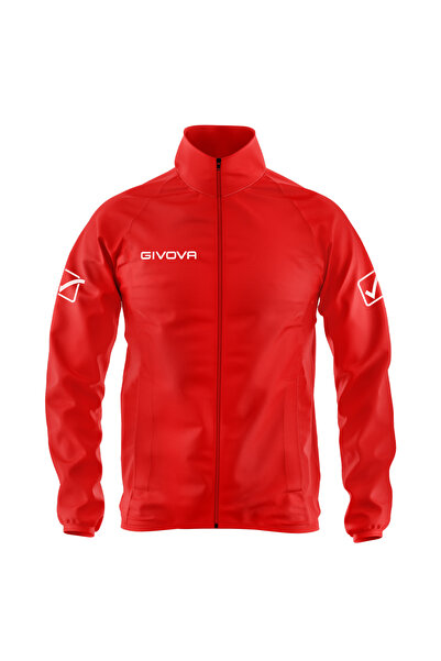 Givova Basico Rain Jacket, Red, S