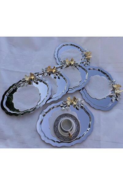 denizhomecollection 6 Li Oval Presentation and Coffee Tray