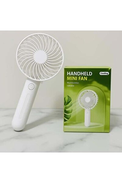 Generics Portable Rechargeable Handheld Fan - 1200mAh USB, 3 Speeds, Foldable