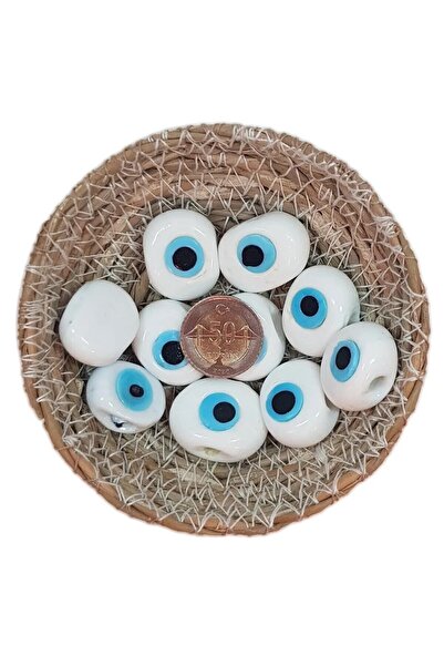 ella'nın çarşısı 20 bucăți de mărgele de sticlă Danagöz de dimensiuni mari, s...