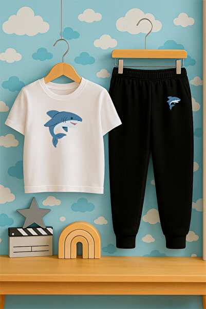 SVART WEAR Trening tricou Combinație cu imprimeu 100% bumbac Trend elegant