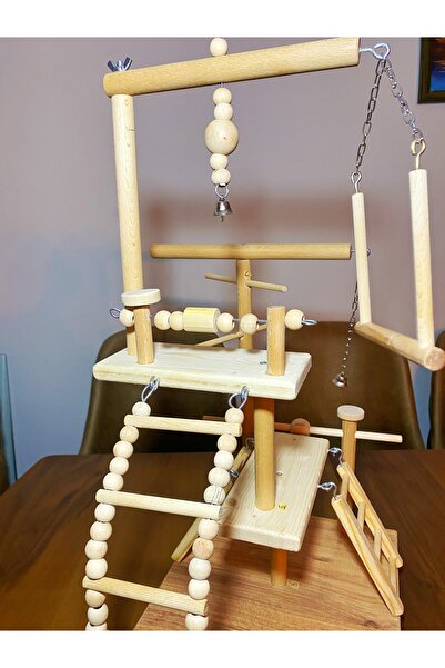 Ciko Kafes Simple Bird Parrot Playground Area