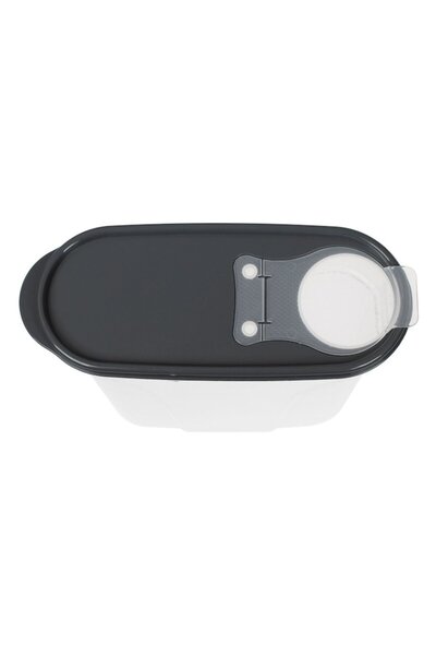 OEM Cereal storage container with grey lid & measuring cup - 4L