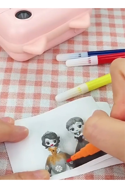 Generic Instant Print Camera for Kids – 12MP, 2.4 Includes 1 Rolls of Paper & Up to 32G Memory Card