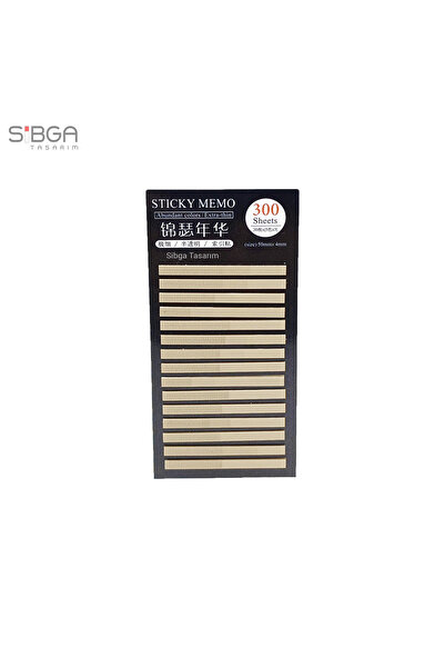 sibga tasarım Beige Color Thin Strip Postit 300 Sheets Transparent Color Post-It Post It. Bookmark Bookmark Sticker