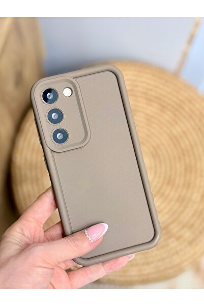 Go Aksesuar Galaxy S23 Compatible Matte Launch Non-Fingerprint Flexible Silicone Case