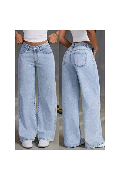 Unbranded/Generic 2025 Spring/Summer Retro Washed Loose Casual Straight Wide-Leg Jeans